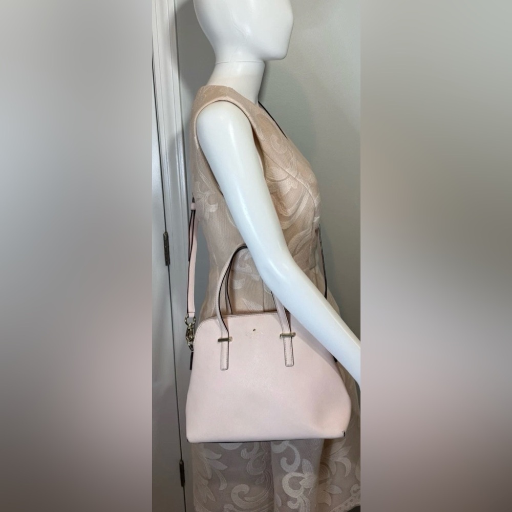 Kate Spade Cedar Street Blush Pink Satchel Crossbody Bag w/ Dust Bag - Picture 2 of 16
